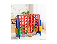 Slickblue 4-to-Score Giant Game Set with Net Storage-Blue
