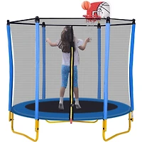 Streamdale 5.5 Ft Heavy Duty Trampoline with Basketball Hoop