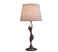 Streamdale 24-Inch Art Deco Silhouette Silver Table Lamp