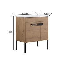 Streamdale 30" Freestanding/Floating Vanity with Sink
