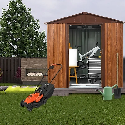 Streamdale 6x6 Metal Shed with Floor Base & Window