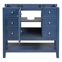 Streamdale 36" Vanity Cabinet Base, 1 Cabinet & 3 Drawers