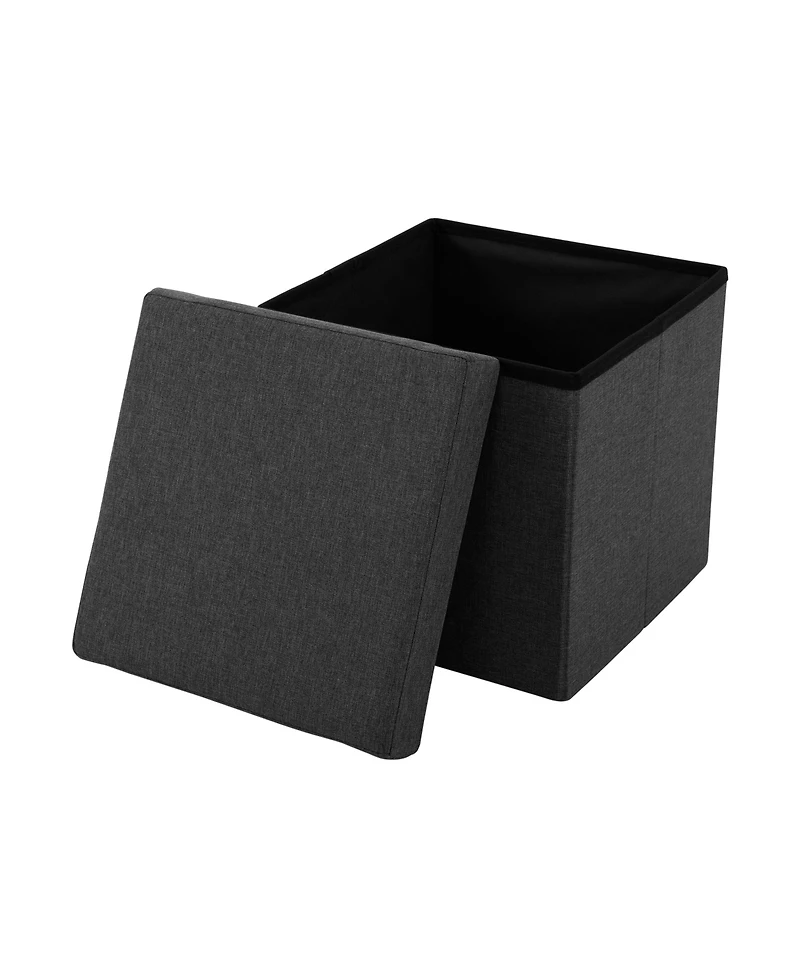 Seville Classics Foldable Storage Ottoman