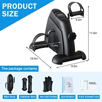 Streamdale Mini Exercise Bike with Electronic Display - 120Kg Capacity