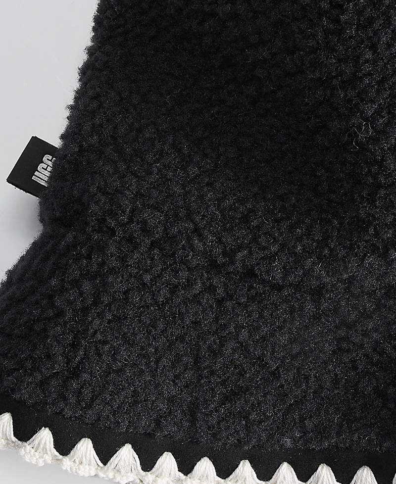 Ugg Fluff & Satin Reversible Scalloped Edge Bucket Hat