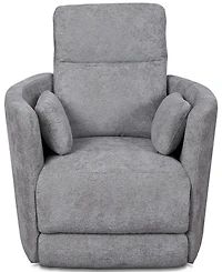 Gardley 38" Fabric Power Swivel Recliner, Created for Macy's