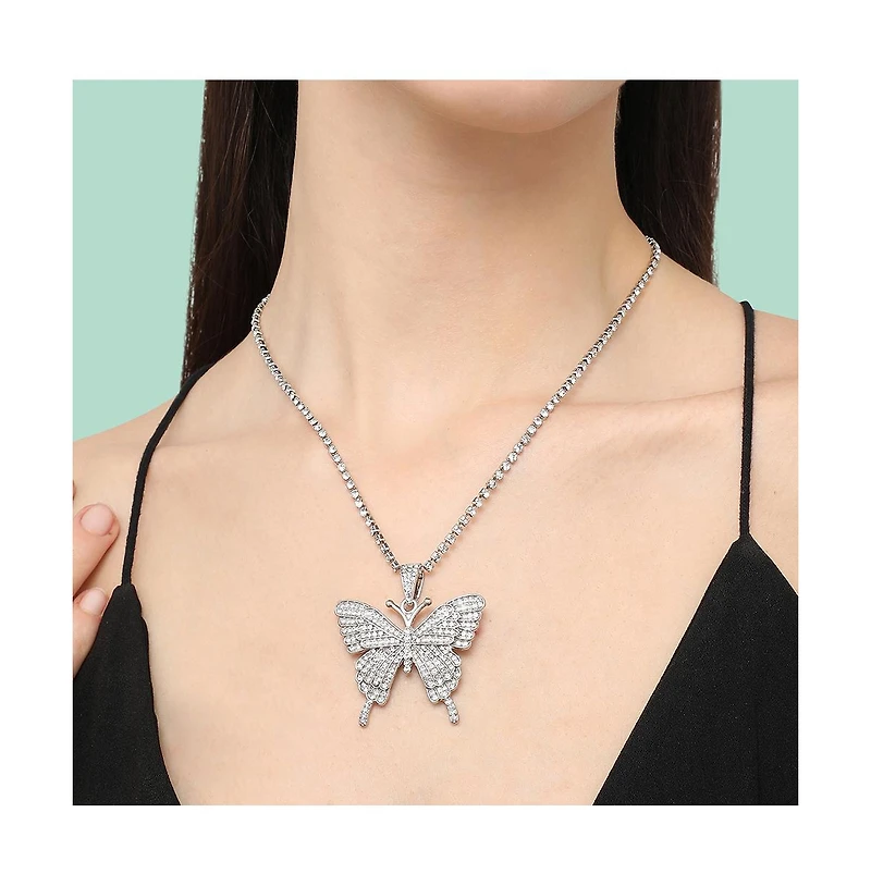 Sohi Women's Butterfly Pendant Necklace
