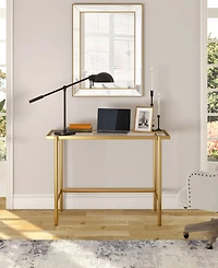 Hudson & Canal Dexter 23.25" Tall Boom Arm Table Lamp with Metal Shade