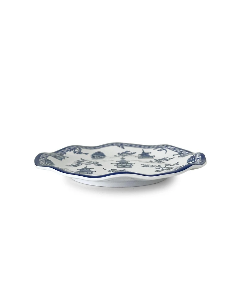 Q Squared Pagoda Salad Plates, Set of 4
