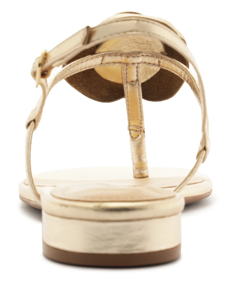 Arezzo Women's Ivory Flat Sandals