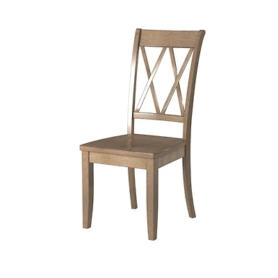 Streamdale Furniture 2 Casual Side Chairs with Double-x Back