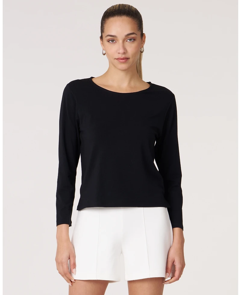 Rebody Active Women's Essentials Mid Length Long Sleeve