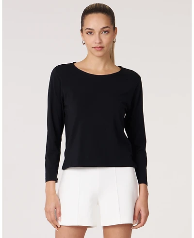 Rebody Active Women's Essentials Mid Length Long Sleeve