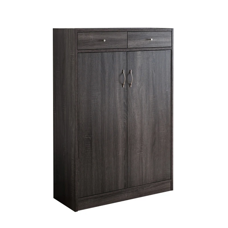 Streamdale Furniture Shoe Cabinet Distressed Grey