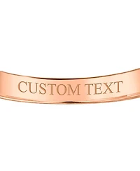 Bling Jewelry Art Deco Style Milgrain Edge Halo Cubic Zirconia Circlet Round Solitaire Promise Ring Rose Gold Plated .925 Sterling Silver