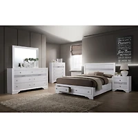 Streamdale Furniture Hidden Jewelry Drawer Nightstand Table
