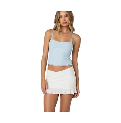 Edikted Bethany mesh tank top