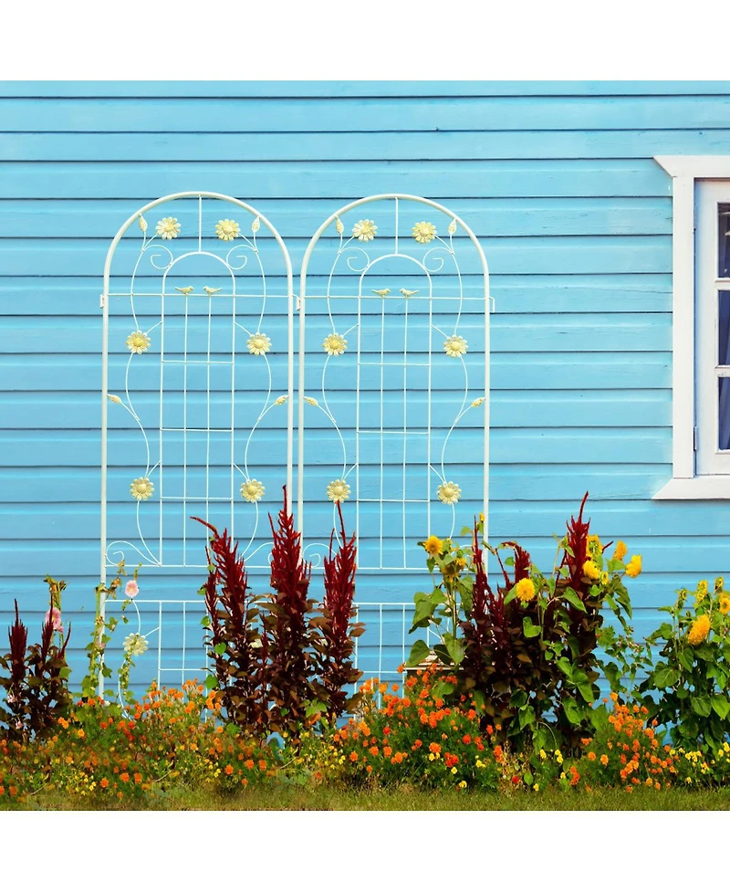 Streamdale Furniture Rustproof Metal Garden Trellis for Climbing Plants