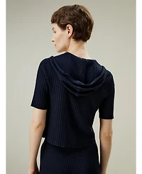 Lilysilk Women's Oasis Knit Hoodie