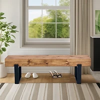 Multi-Purpose Indoor Benches for Dining, Bed, and Entryway