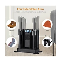 Slickblue Electric Shoe Boot Dryer 4 Shoes with 180 Mins Timer Ozone Disinfection