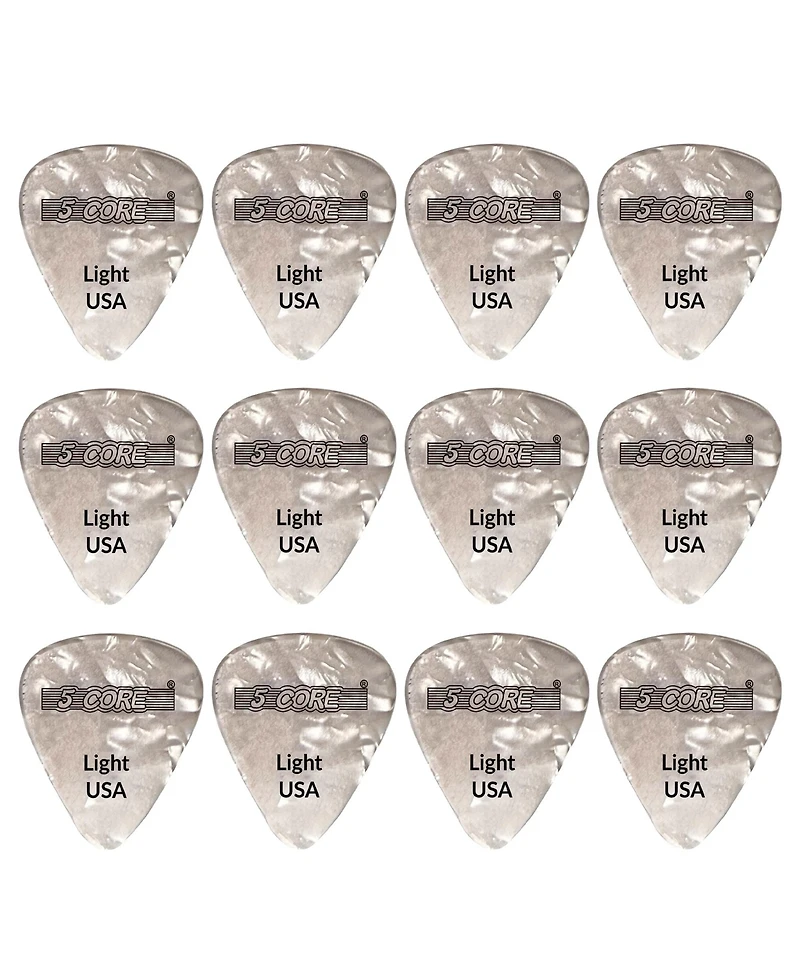 5Core Guitar Picks 0.96mm Celluloid Heavy Gauge Pick Acoustic Electric Bass