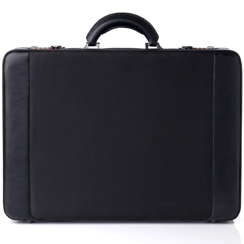 Alpine Swiss Mens Briefcase Hard Side Business Case Expandable Attache Case For Men Dual Combination Locks Multiple Organizers Manufacturer s Warranty