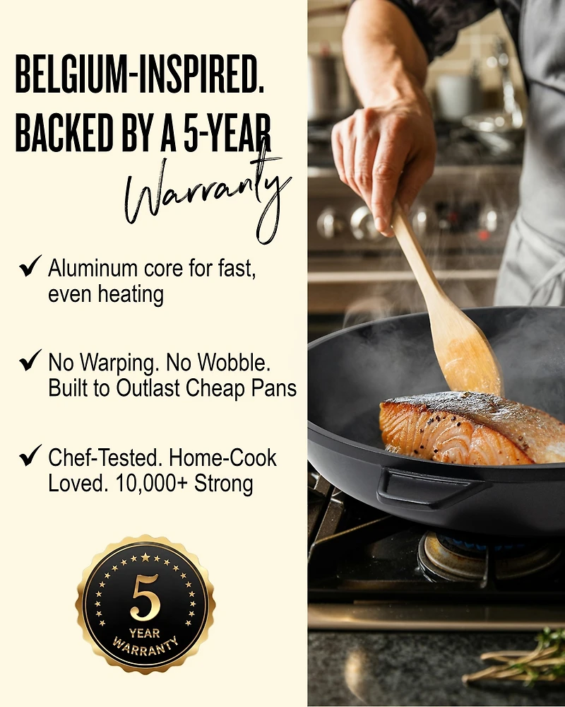 Alva Energy 8" Ceramic Nonstick Frying Pan – Made with Recycled Aluminum