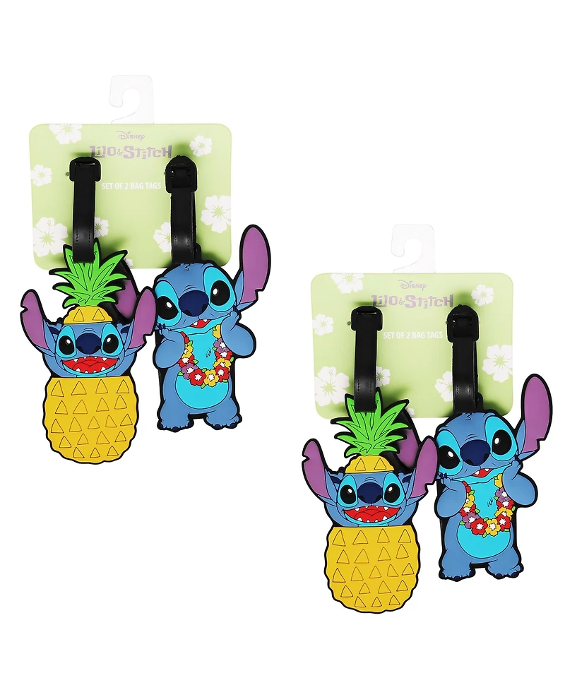 Disney Lilo & Stitch Luggage Tags Gifts Stitch Pvc Travel Tags Gifts - Set of 4