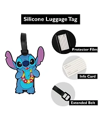 Disney Lilo & Stitch Luggage Tags Gifts Stitch Pvc Travel Tags Gifts - Set of 4