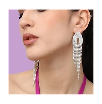 Sohi Women's Bling Drop Earrings