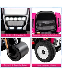 Slickblue 12V Kids Ride on Road Roller with 2.4G Remote Control
