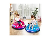 Slickblue 12V Electric Ride On Car with Remote Control and Flashing Led Lights