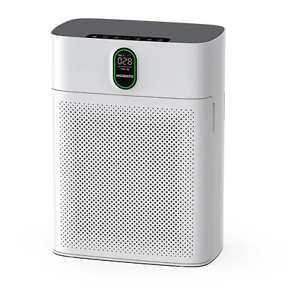 Morento Hepa Air Purifier for Home Large Room up to 1076 Sq Ft with Pm 2.5 Display Air Quality Sensor, White