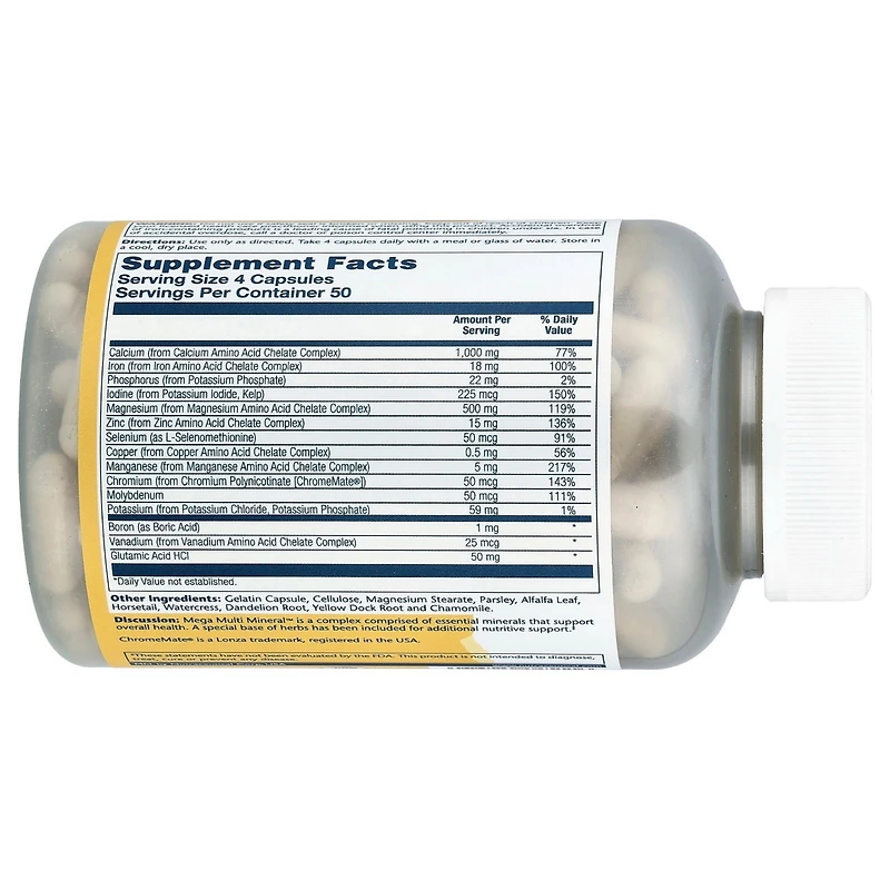 Solaray Mega Multi Mineral