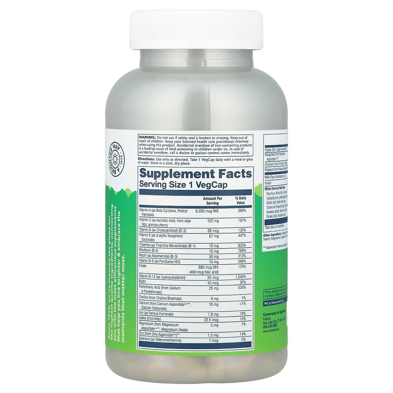 Solaray Once Daily High Energy Multivitamin