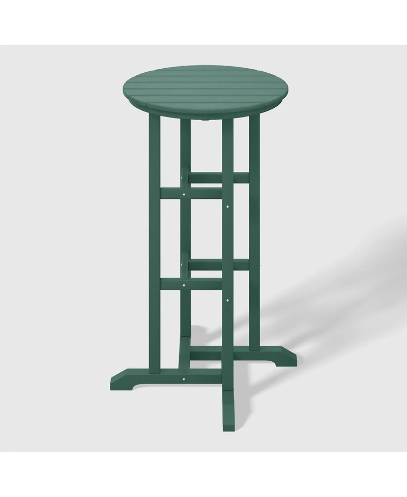 WestinTrends Outdoor Patio Bar Height Table and Stool 4-Piece Dining Set