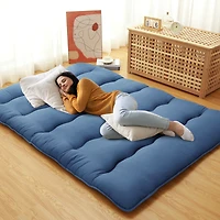 Caromio Full Size Futon Mattress Floor Mattress Pad Portable Dorm Sleeping Pad, 54"x 80"