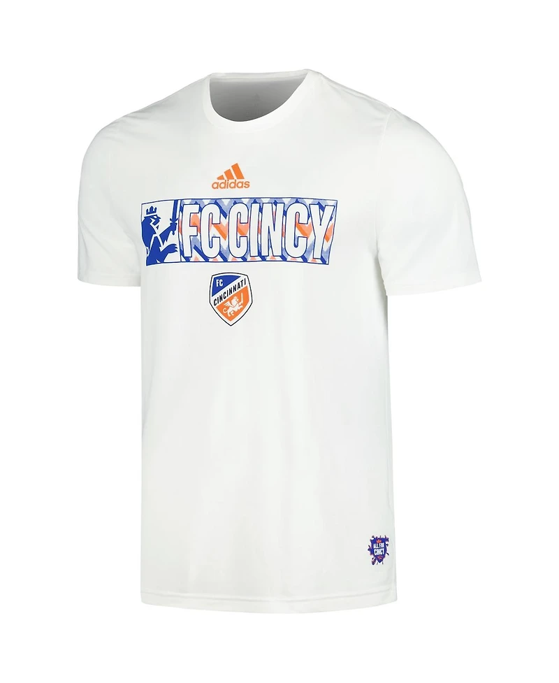 Adidas Men's Fc Cincinnati 2024 Jersey Hook Aeroready T-Shirt