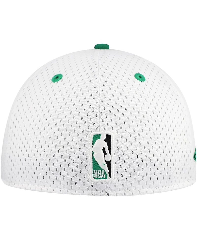 New Era Men's White/Kelly Green Boston Celtics Throwback 2Tone 59FIFTY Fitted Hat