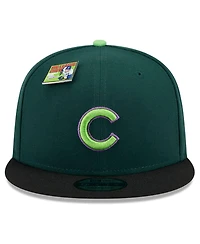 New Era Men's Green/Black Chicago Cubs Sour Apple Big League Chew Flavor Pack 9FIFTY Snapback Hat