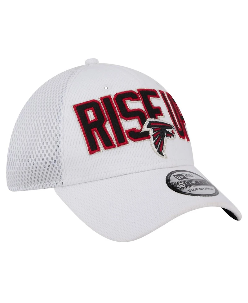 New Era Men's White Atlanta Falcons Breakers 39THIRTY Flex Hat