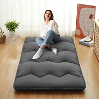 Caromio Futon Mattress Twin Size, Floor Mattress Pad Portable Dorm Sleeping Pad, 39"x 80"