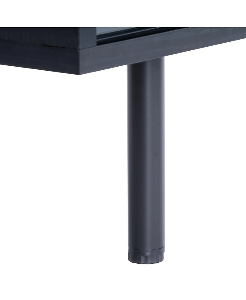 Amber & Emily Tv Stand with Glass Doors for TVs up to 55"