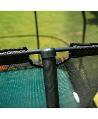 Jumpking Pro-Series Rectangular Trampoline 10ft x 18ft - Double the Springs, Patented V-shaped Spring Arrangement, Comfort Weave Jumping Surface