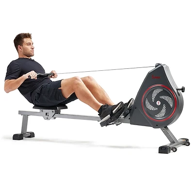 Sunny Health & Fitness Air+ Magnetic Rowing Machine with Exclusive SunnyFit App and Smart Bluetooth Connectivity