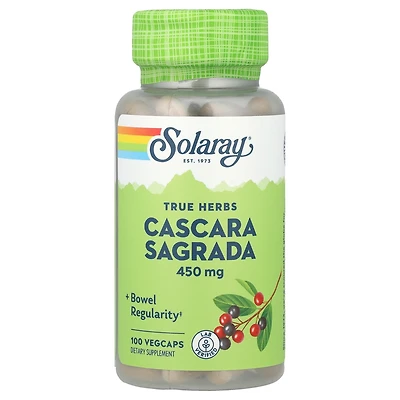 Solaray True Herbs Cascara Sagrada 450 mg