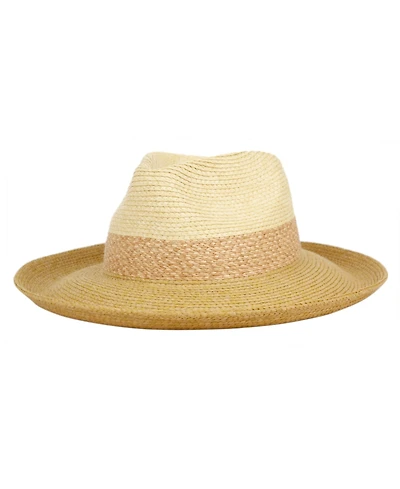 Angela & William Up Brim Straw Fedora Sun Hat