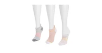 Muk Luks Women's 3 Pack Nylon Compression Ankle Socks