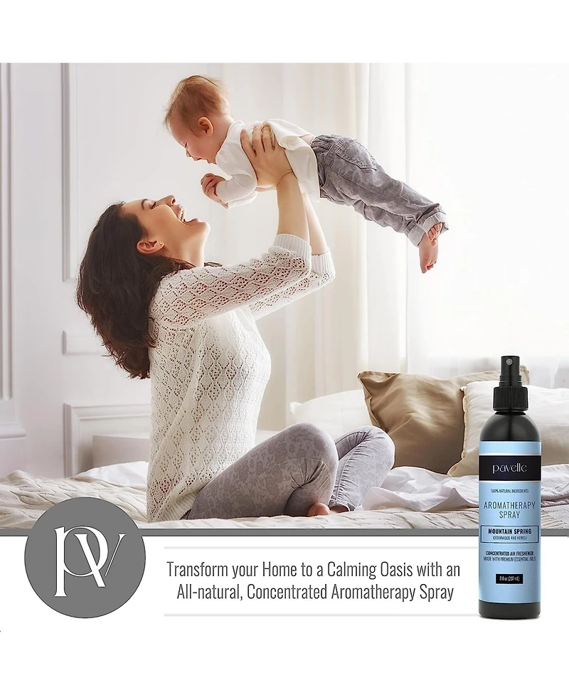 Pavelle Aromatherapy Room Spray Air Freshener, Mountain Spring